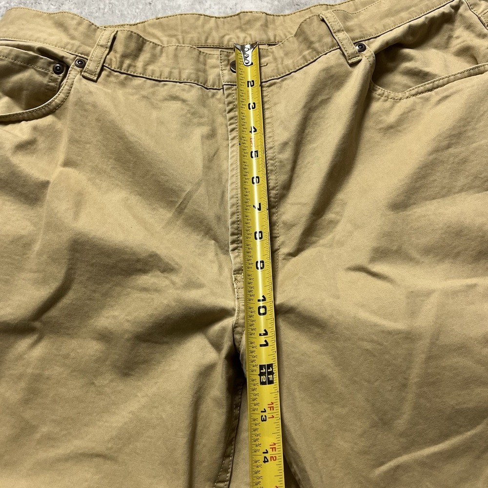 L.L.Bean Straight Fit Jeans Classic Casual Pants Beige Size 40x29 - Picture 4 of 10